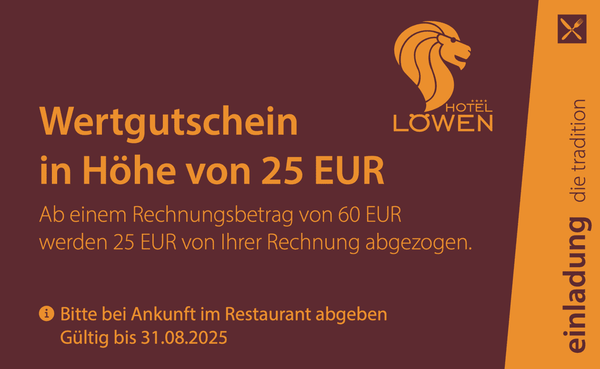 Gasthof & Hotel Löwen in Ulm - Beste schwäbische Küche in Ulm